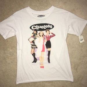 CLUELESS white t-shirt